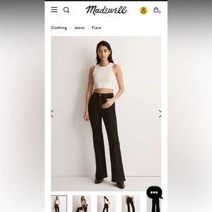 Madewell perfect vintage flare jean